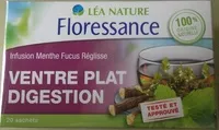 Cantidad de azúcar en Ventre plat Digestion