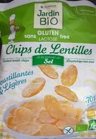 Sokerin määrä sisällä Chips lentilles