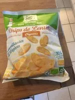 Sokerin määrä sisällä Chips de lentilles aux petits oignons