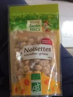 入っている砂糖の量 Noisettes grillees