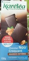 入っている砂糖の量 Chocolat noir croquant