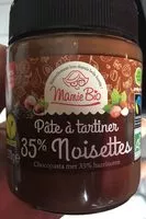 Amount of sugar in Pâte à tartiner 35% Noisettes