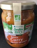 含糖量 Sauce curry lait de coco