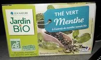 Sokerin määrä sisällä Thé vert menthe fraîche