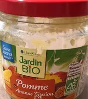 Amount of sugar in Compote pomme ananas passion