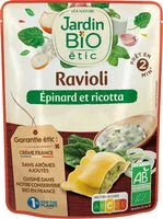 Sokerin määrä sisällä Ravioli épinard et ricotta