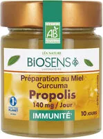Cantidad de azúcar en Préparation au miel curcuma propolis