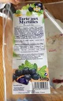 Quantité de sucre dans Tarte aux myrtilles