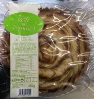 Quantité de sucre dans Tarte aux pommes pur beurre aux œufs frais