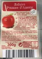 Quantité de sucre dans Eclairs pomme d'amour