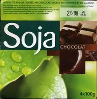 入っている砂糖の量 Soja chocolat