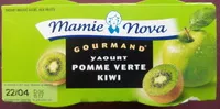 Sokerin määrä sisällä Yaourt Pomme Verte Kiwi