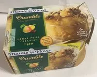 Zuckermenge drin Crumble pomme poire chocolat