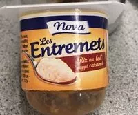 Quantité de sucre dans Les Entremets, riz au lait caramel