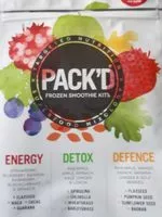 Sucre et nutriments contenus dans Pack d