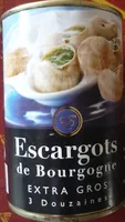 İçindeki şeker miktarı Escargots de Bourgogne Extra Gros - 400 g - E