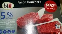 Quantité de sucre dans Steak hachés 100 % pur boeuf