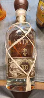 入っている砂糖の量 Barbados Rum Platation XO 20 th Aniversery