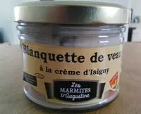 Suhkru kogus sees Blanquette de veau à la crème d'Isigny