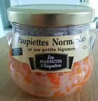入っている砂糖の量 Paupiette normande et ses petits légumes