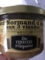 Sucre et nutriments contenus dans Les terrines d augustine