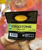 Quantité de sucre dans Croûtons nature Bio
