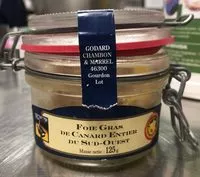 Quantité de sucre dans Foie gras de canard entier du Sud-Ouest