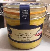 Quantité de sucre dans Foie gras de canard entier du perigord