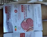 入っている砂糖の量 8 Steaks hachés charolais 15% façon bouchère