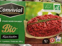 चीनी की मात्रा Steack Haché façon Bouchère pur Bœuf bio