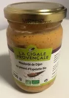 Sucre et nutriments contenus dans La cigale provence