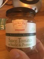 Количество сахара в Sauce Tomate Au Basilic