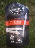 入っている砂糖の量 Mini sticks piment