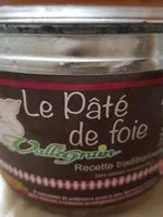 含糖量 Pate de foie du fermier VALLEGRAIN