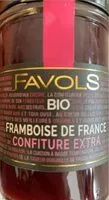 Количество сахара в Confiture extra framboise de France