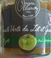 Sucre et nutriments contenus dans Les vergers d alienor