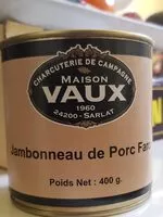 Suhkru kogus sees Jambonneau de Porc Farci