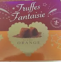 चीनी की मात्रा Truffes Fantaisie Arôme Orange