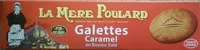 Cantidad de azúcar en Galettes Caramel au Beurre Salé
