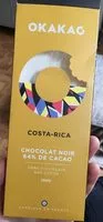 Suhkru kogus sees Chocolat noir costa rica