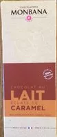 चीनी की मात्रा Chocolat au lait éclats de caramel