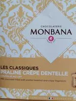 चीनी की मात्रा Les classiques praliné crêpe dentelle