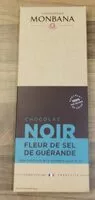 Sokerin määrä sisällä Chocolat noir fleur de sel