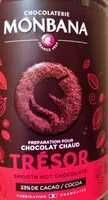 Quantité de sucre dans Chocolat chaud Trésor