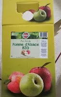 Quantité de sucre dans Pur jus de pomme d'Alsace BIO