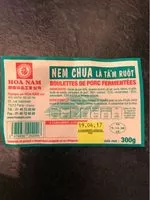 Jumlah gula yang masuk NEM CHUA LÂ TÂ'M RUÔT