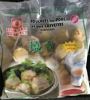 Jumlah gula yang masuk Bouchées au porc et aux crevettes surgelées