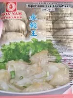 Jumlah gula yang masuk Raviolis crevettes