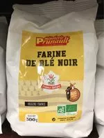 Sucre et nutriments contenus dans Prunault