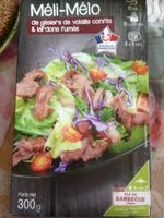 入っている砂糖の量 MELI-MELO gésiers volaille lardon fumé